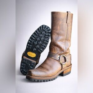 VIBRAM Sole FRYE 12R Harness Boots